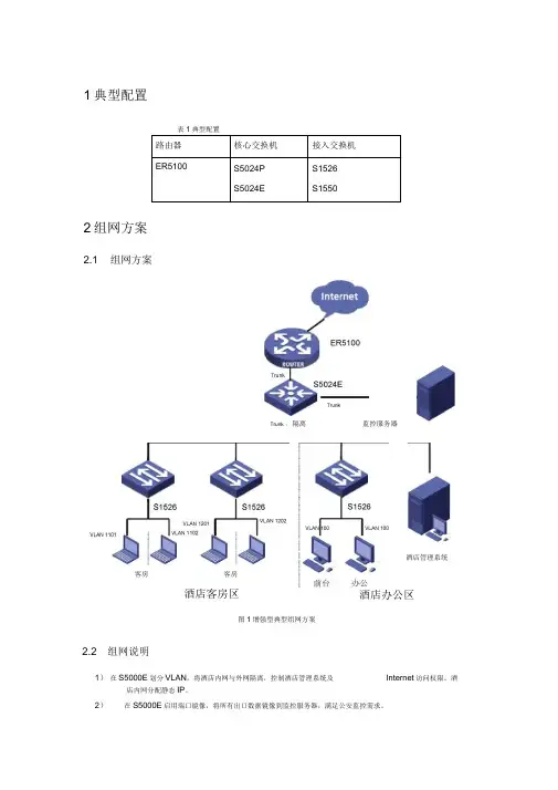 酒店网络建设解决方案