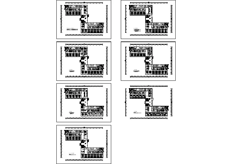 【浙江】某多层医院全套建筑施工设计cad图纸（含设计说明）