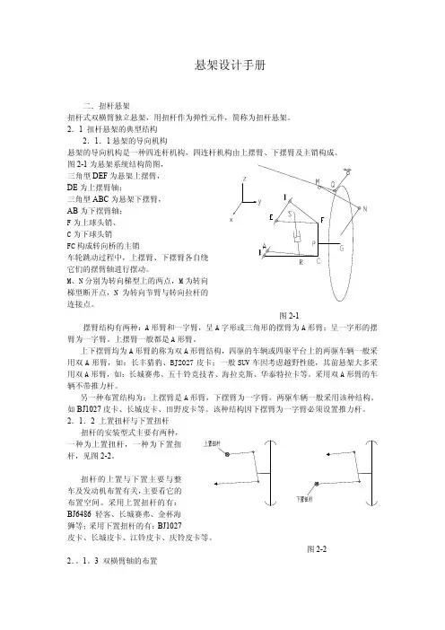 悬架设计