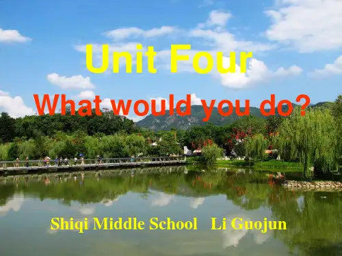 新目标英语九年级_Unit_4_课件(整个单元)