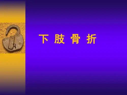 下肢骨折ppt课件