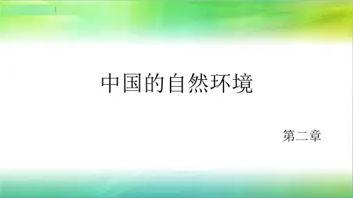 2021年中考复习中国的自然环境复习课件
