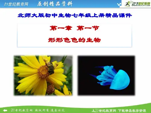 形形色色的生物(课件ppt）