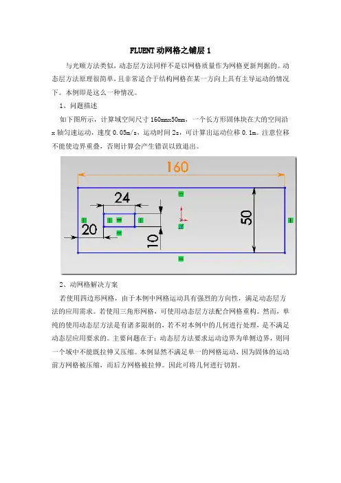 FLUENT动网格之铺层应用1