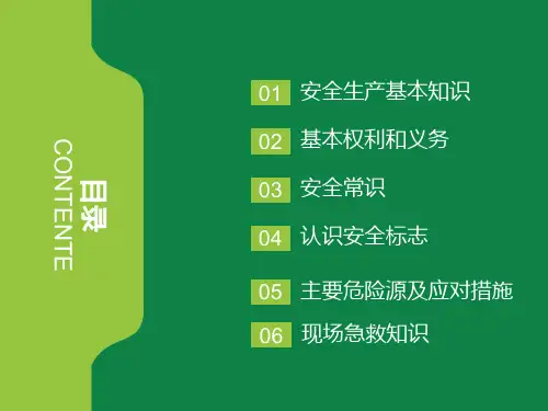 最全的员工入职安全培训资料PPT37页