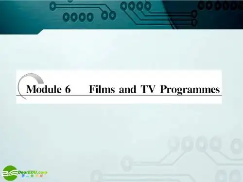2011年高考英语一轮复习【精品教学】Modules 1~6   Module 6课件 外研版必修2