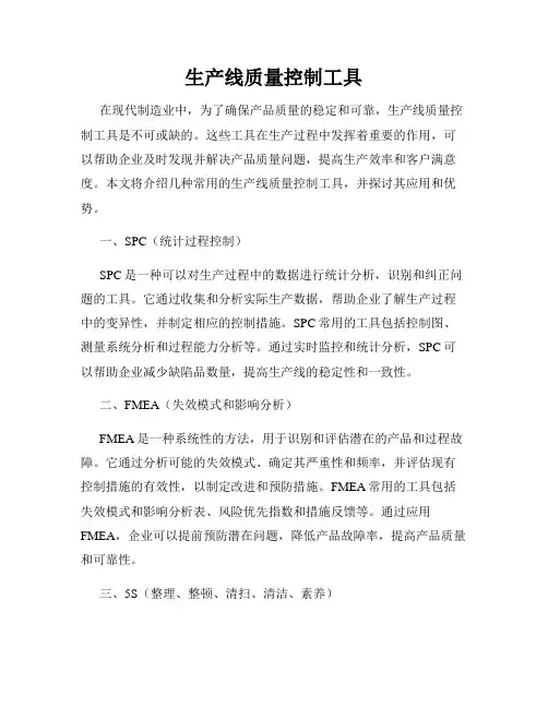 生产线质量控制工具