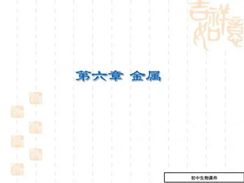 九年级(初三)化学 金属课件1(九年级化学)