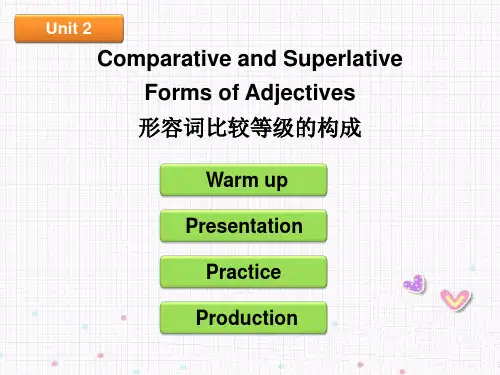 小学英语语法课件-形容词比较等级的构成 (共37张PPT)    全国通用