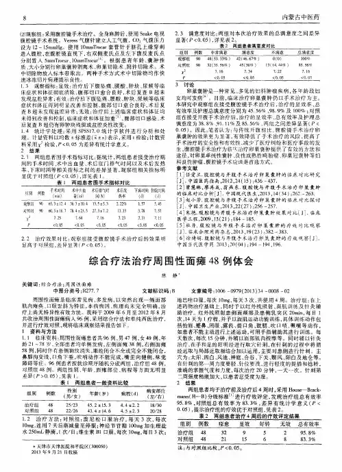 综合疗法治疗周围性面瘫48例体会