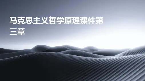 马克思主义哲学原理课件第三章