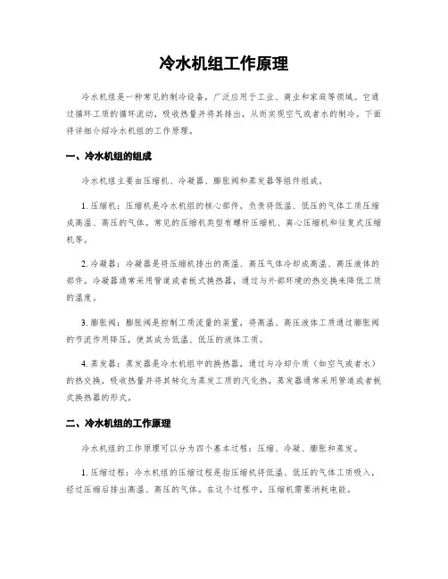 冷水机组工作原理