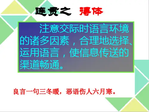 高考语言得体专题