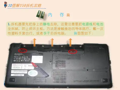 图解联想Y450拆解除尘
