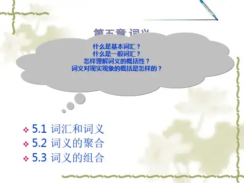怎样理解词义的概括性