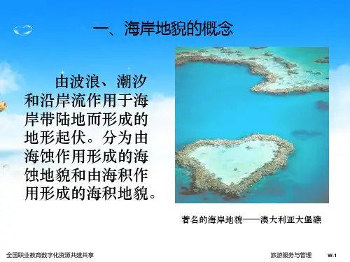 我国海岸地貌的分布