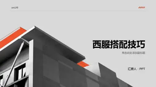 《西服搭配技巧》课件