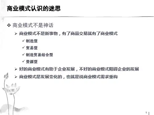 商业模式重构讲义