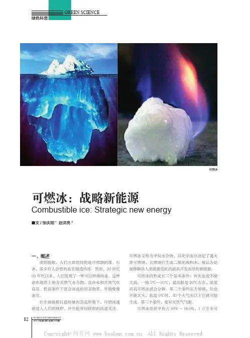 可燃冰：战略新能源
