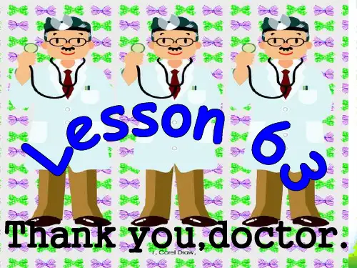新概念英语NCE1_lesson63-64(共42页)课件