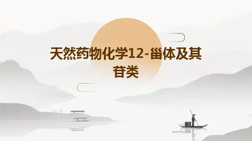 天然药物化学12-甾体及其苷类