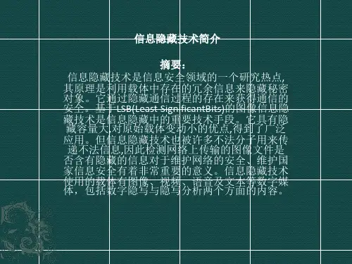 信息隐藏技术
