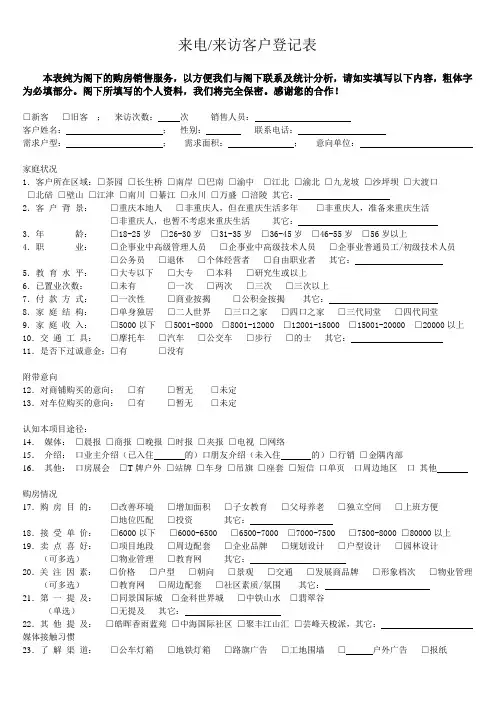 来电来访客户登记表2012.3.8.doc