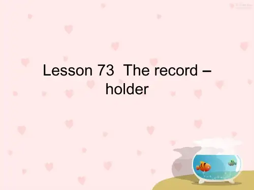 新概念二册Lesson73