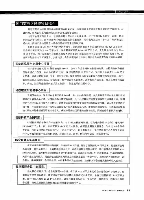 国门商务区投资项目推介