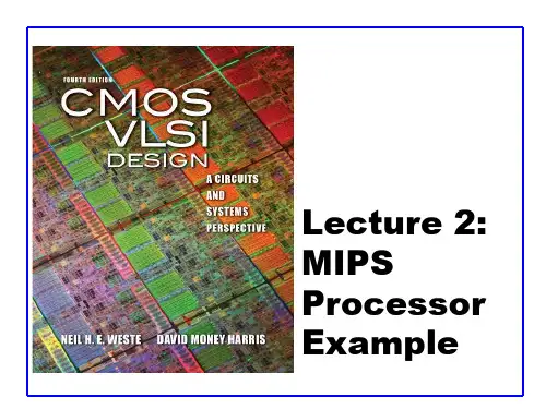 lect2-mipsexCMOS超大规模集成电路设计课件