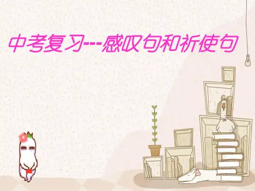 九年级英语感叹句和祈使句-课件ppt