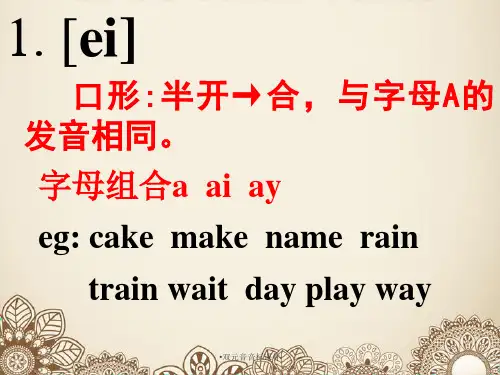 双元音音标课件经典实用