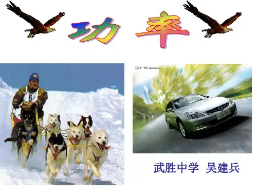 功率(高中物理必修二4.2精编)