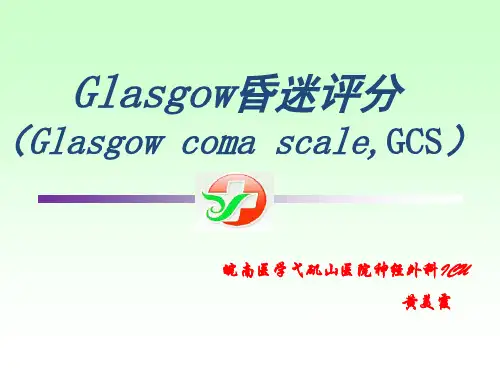 GCS评分ppt课件