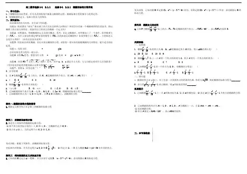 2.2.1  椭圆的标准方程学案