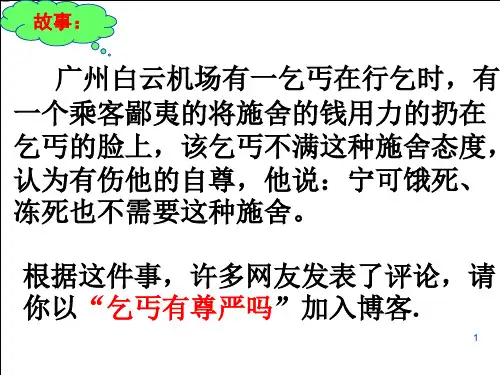 (精选幻灯片)第四课第一框 人人享有人格尊严权PPT