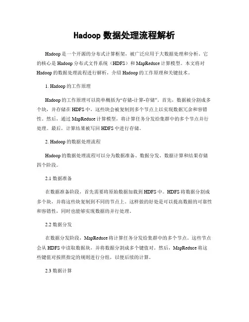 Hadoop数据处理流程解析