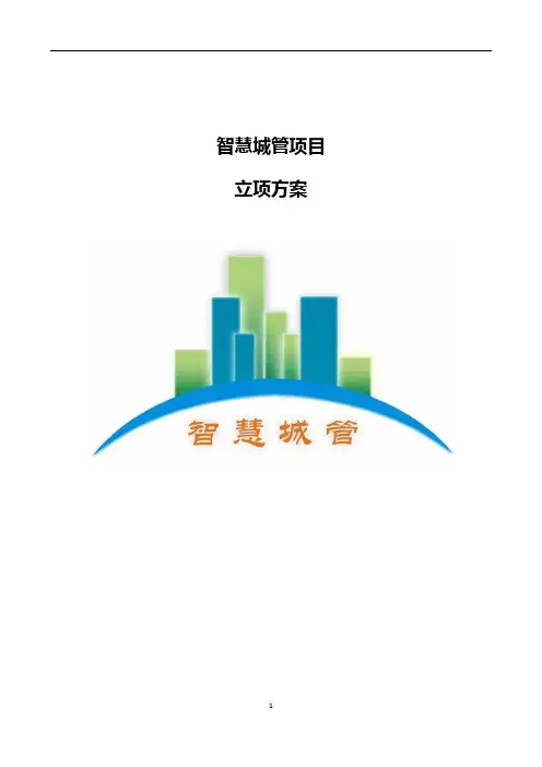 智慧城管项目-立项方案
