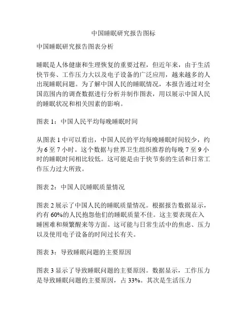 中国睡眠研究报告图标