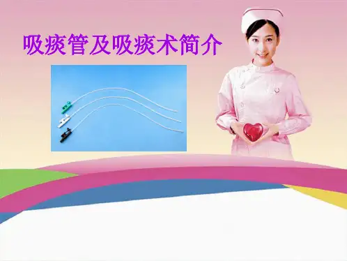 吸痰管(共15张PPT)