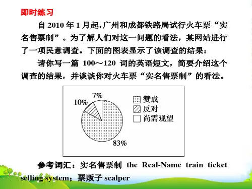 【步步高】高考英语二轮 专题复习与增分策略 书面表达2 图表类课件