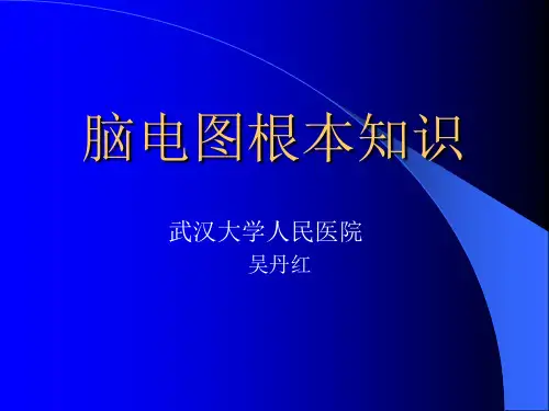 《脑电图基本知识》幻灯片PPT