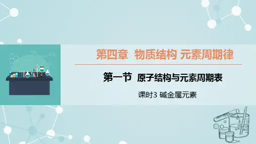 4.1.3 碱金属元素  课件 高一上学期化学人教版(2019)必修第一册