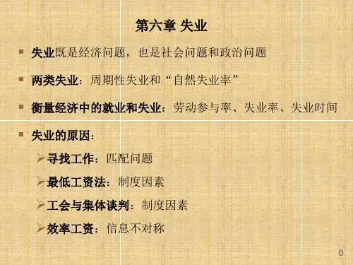 第六章 失业
