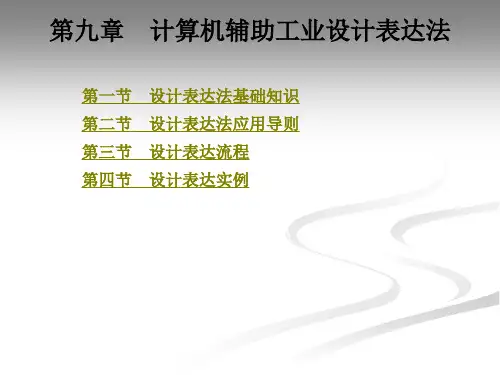 计算机辅助工业设计表达法