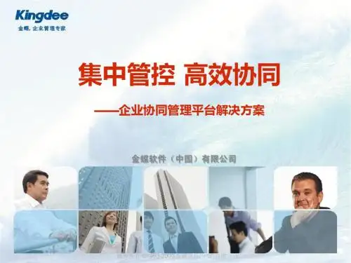 09金蝶协同管理平台解决方案(EAS)