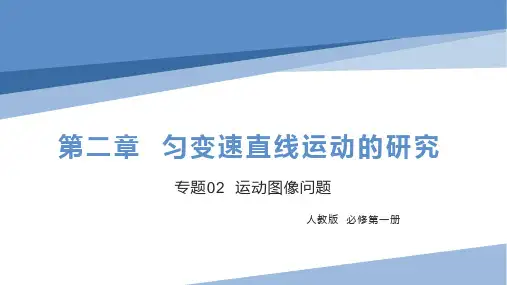 专题02运动图像问题(课件)-高一物理系列