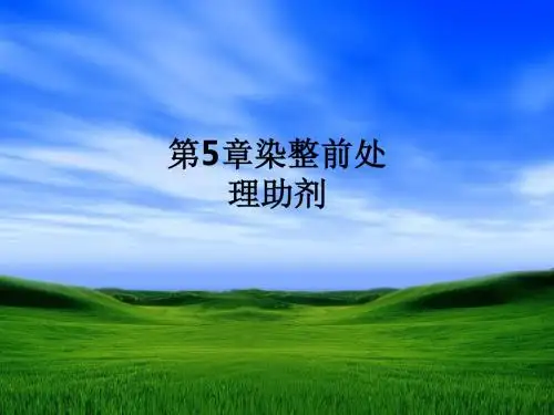 第5章染整前处理助剂ppt课件
