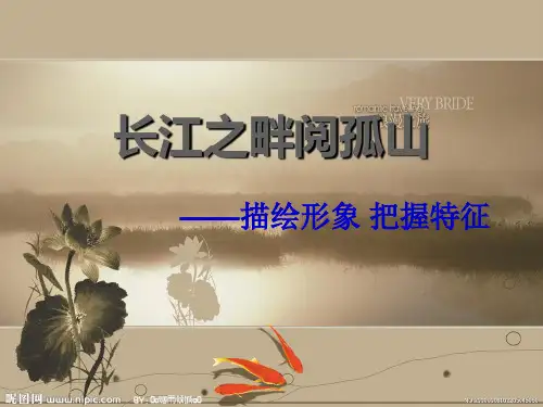 人教版选修《中国古代诗歌散文欣赏》第四单元《过小孤山大孤山》课件(25张PPT)