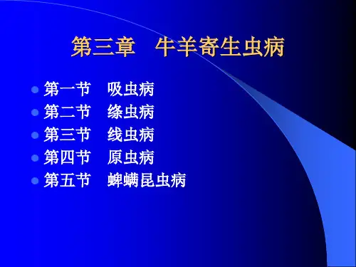 反刍动物寄生虫病